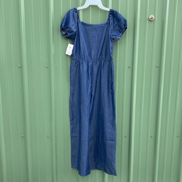 Girls Comfy Lightweight Smocked Jumpsuit, Size XXL - Picture 3 of 7